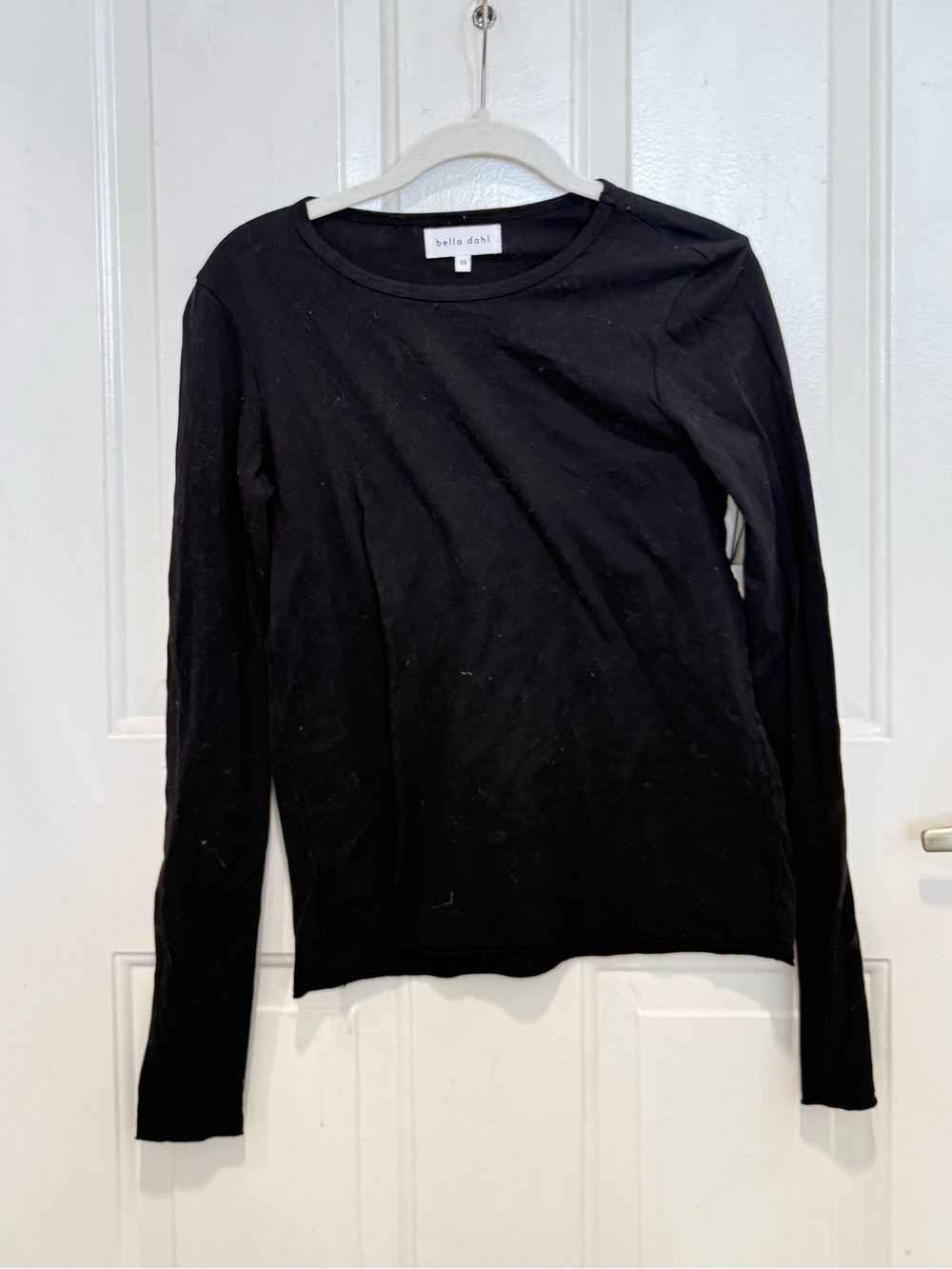 New NWT Bella Dahl black long sleeve top XS